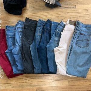 Calvin Klein Collection Women's Skinny Jeans - Red, Blue, Black, White